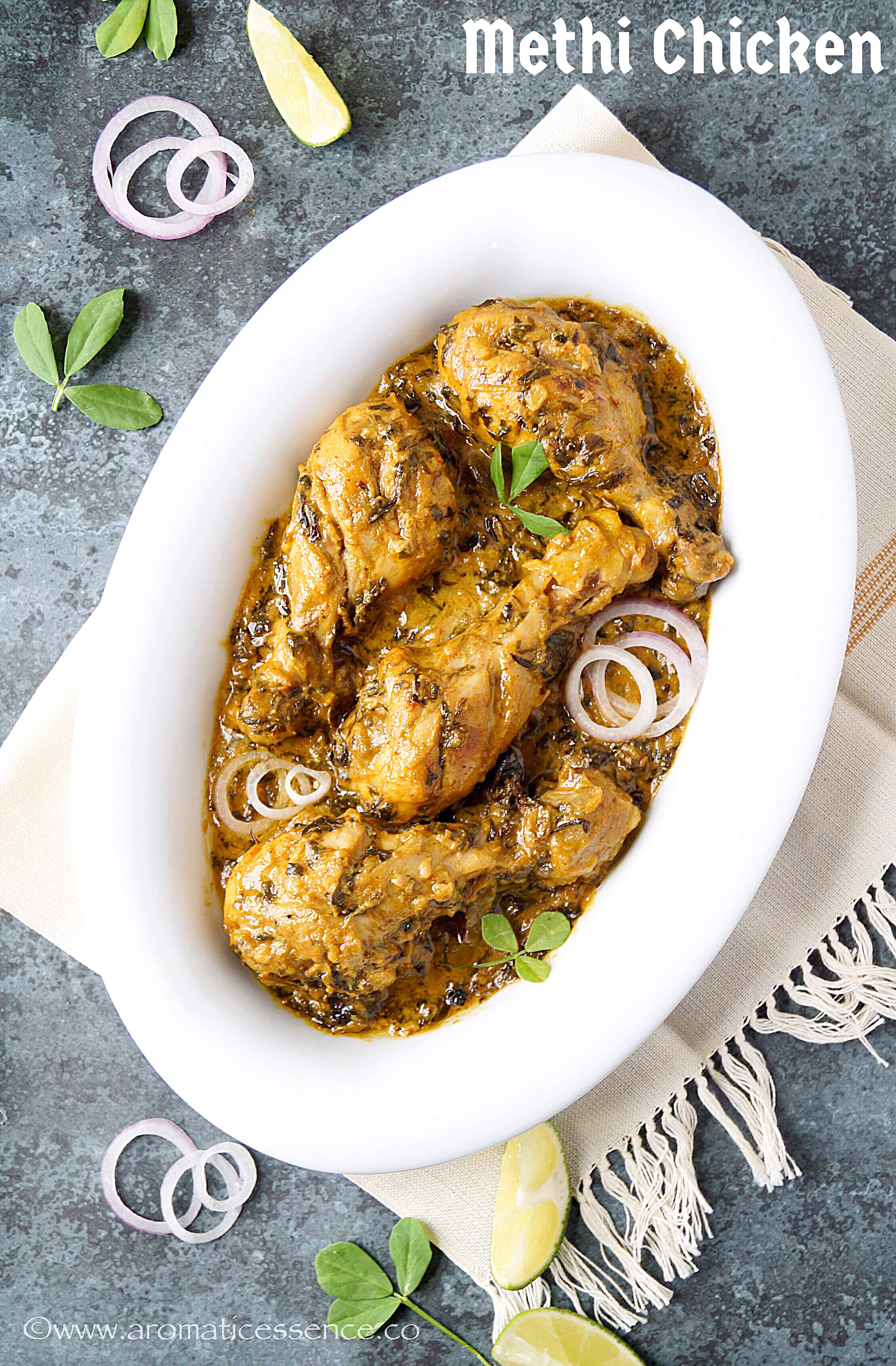 Chicken Malai Methi