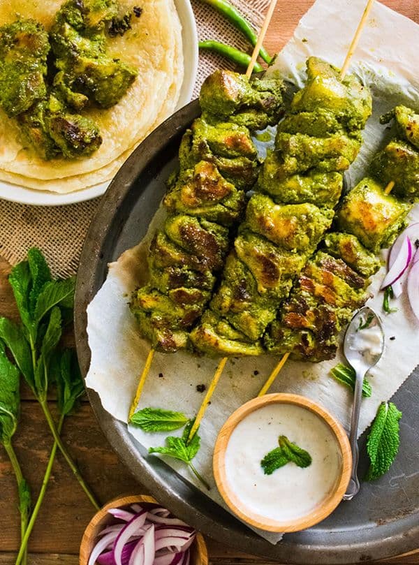 Hariyali Chicken Kabab